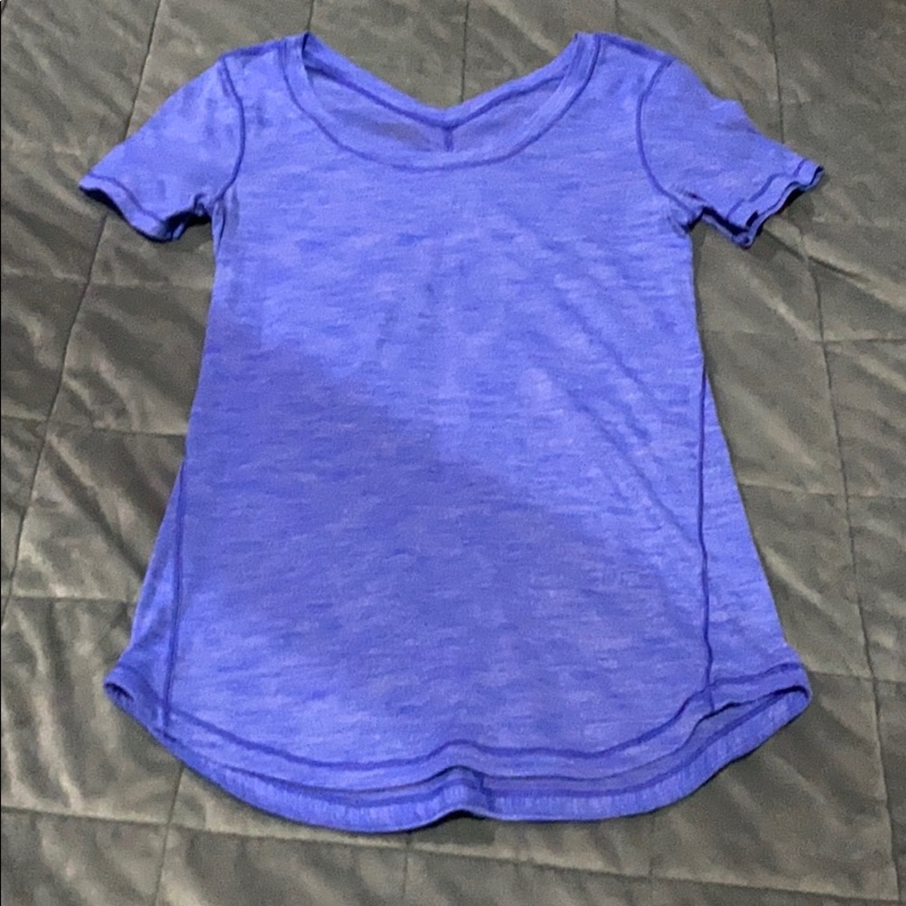 Size 4 purple lululemon top worn once